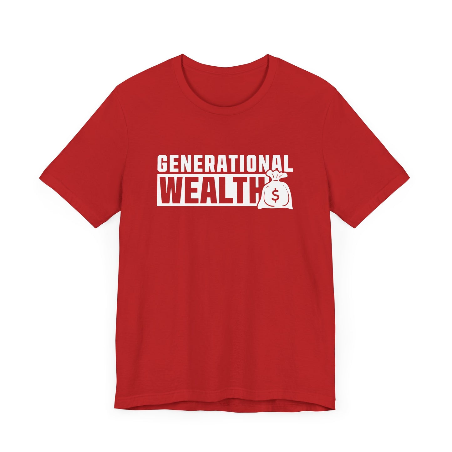 Generational Wealth Unisex Jersey Short Sleeve Tee (Express Delivery)