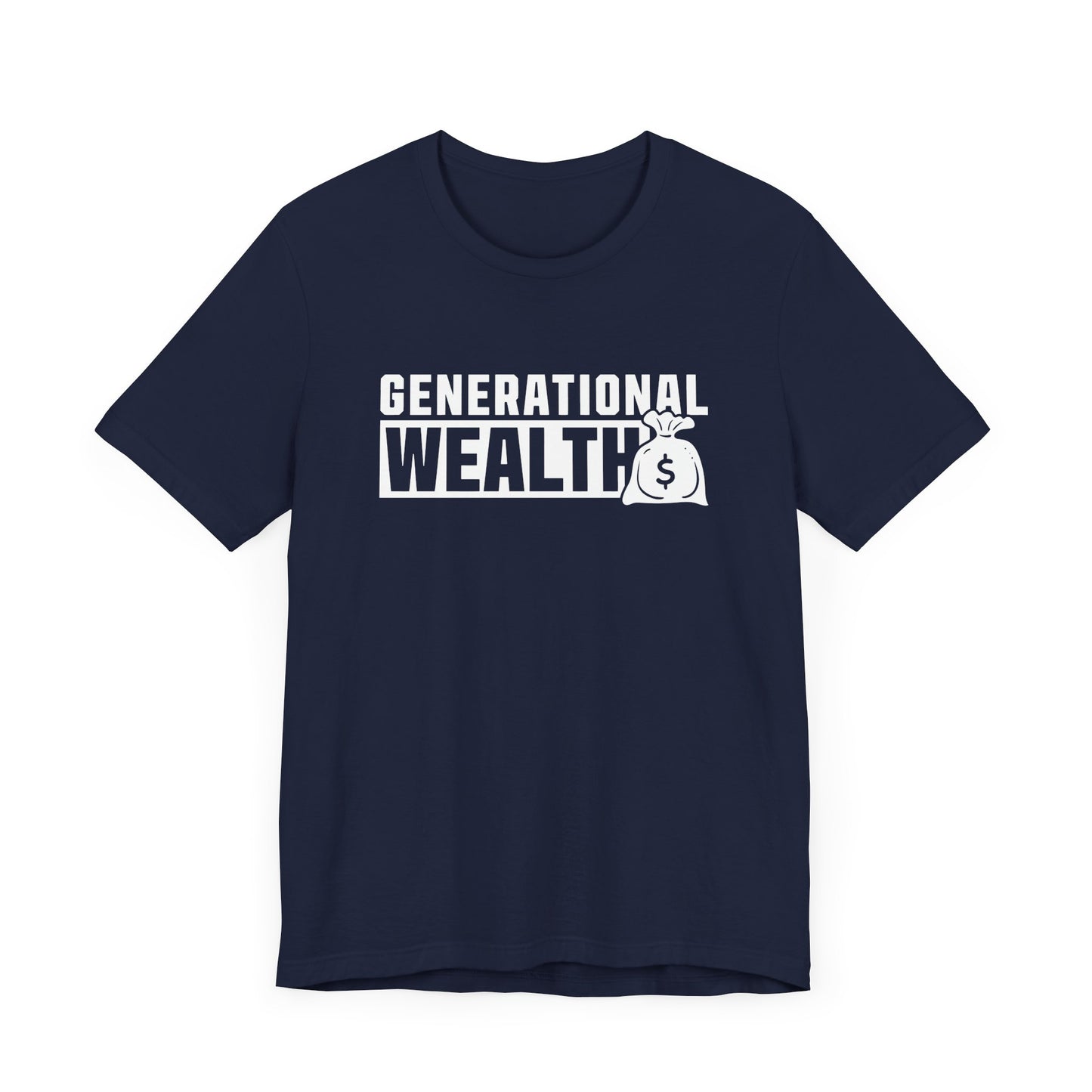 Generational Wealth Unisex Jersey Short Sleeve Tee (Express Delivery)