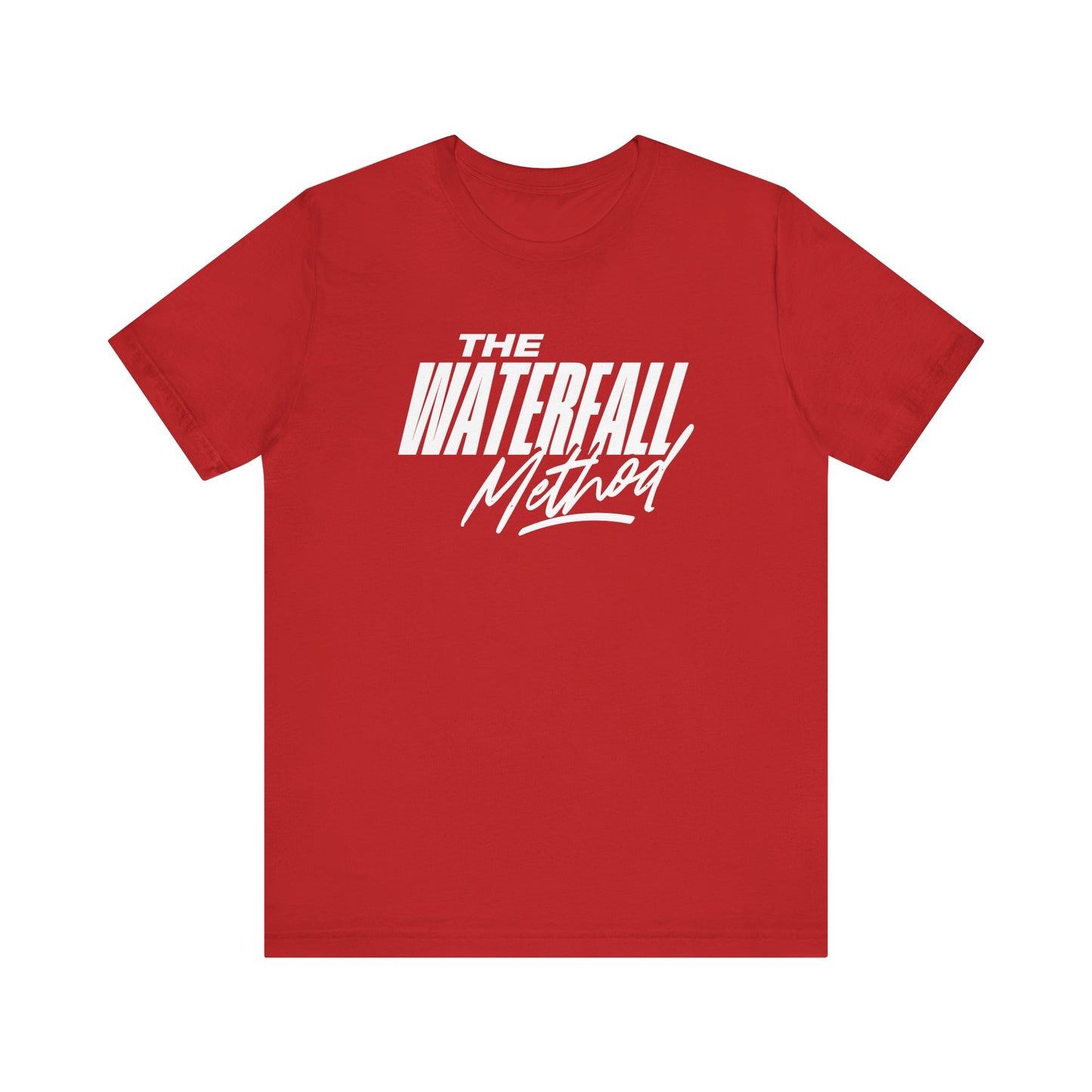 The Waterfall Method Unisex Jersey Short Sleeve Tee (Express Delivery)