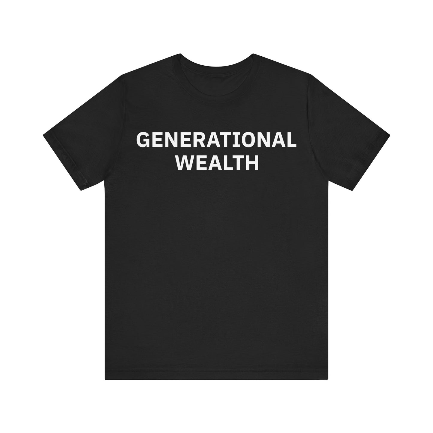 Generational Wealth Unisex Jersey Short Sleeve Tee (Express Delivery)