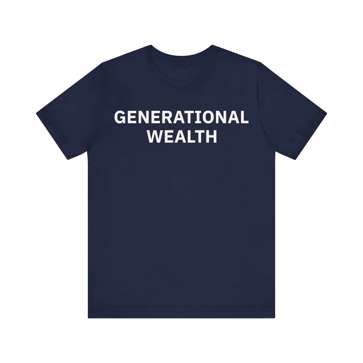 Generational Wealth Unisex Jersey Short Sleeve Tee (Express Delivery)