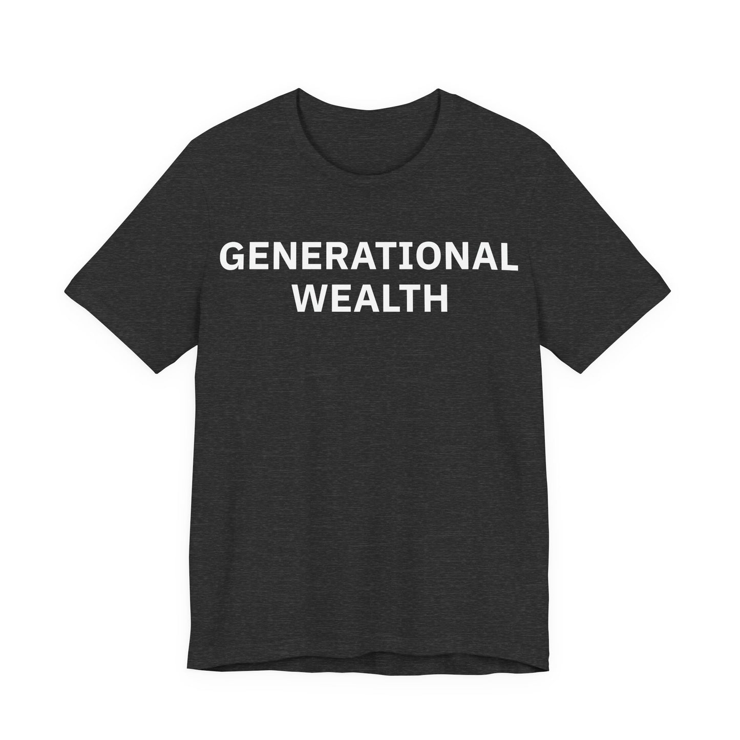 Generational Wealth Unisex Jersey Short Sleeve Tee (Express Delivery)