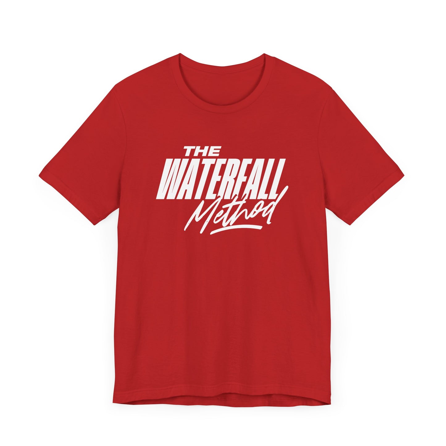 The Waterfall Method Unisex Jersey Short Sleeve Tee (Express Delivery)