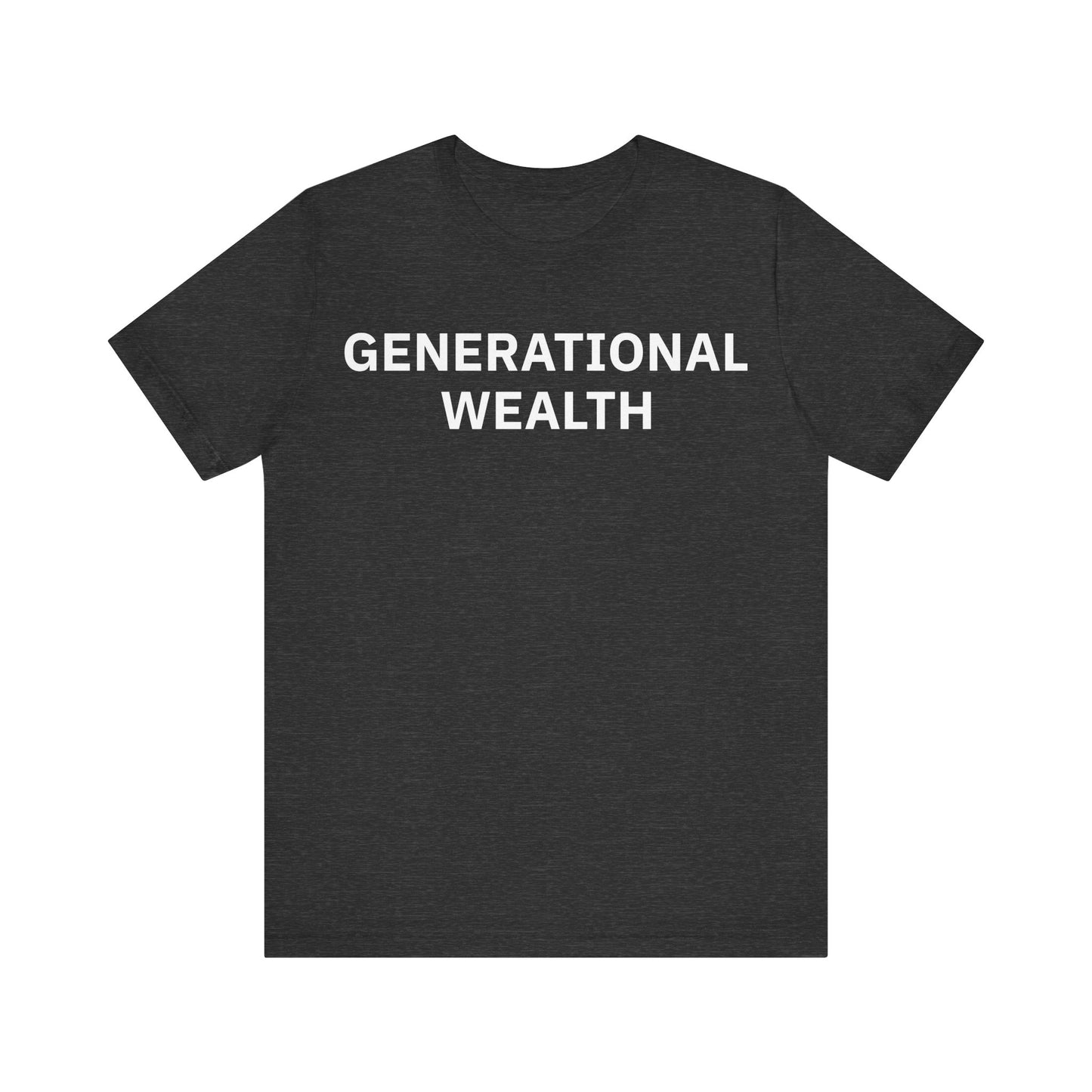 Generational Wealth Unisex Jersey Short Sleeve Tee (Express Delivery)