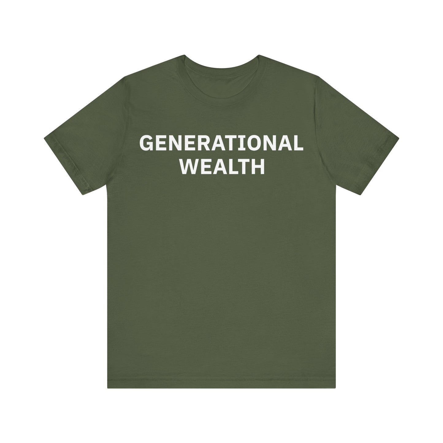 Generational Wealth Unisex Jersey Short Sleeve Tee (Express Delivery)