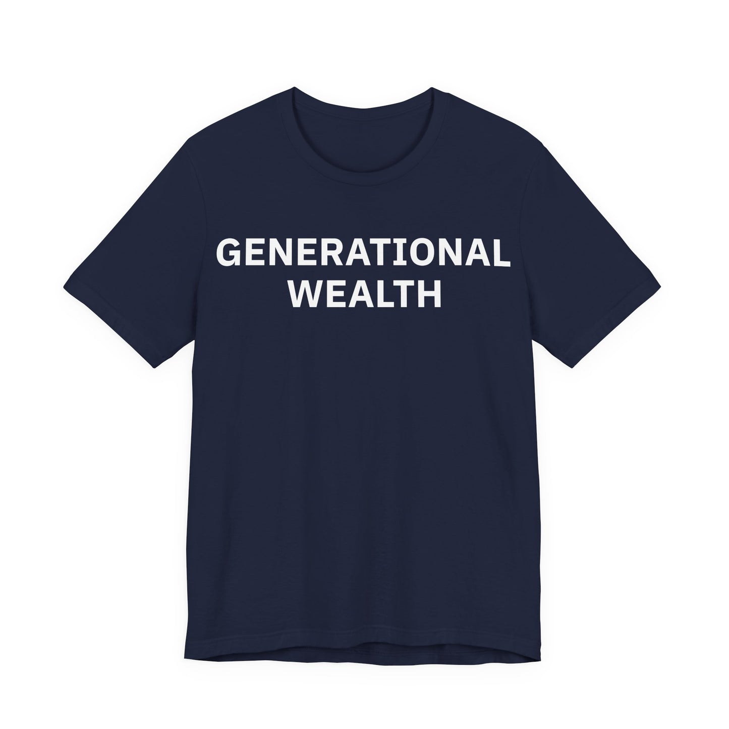 Generational Wealth Unisex Jersey Short Sleeve Tee (Express Delivery)