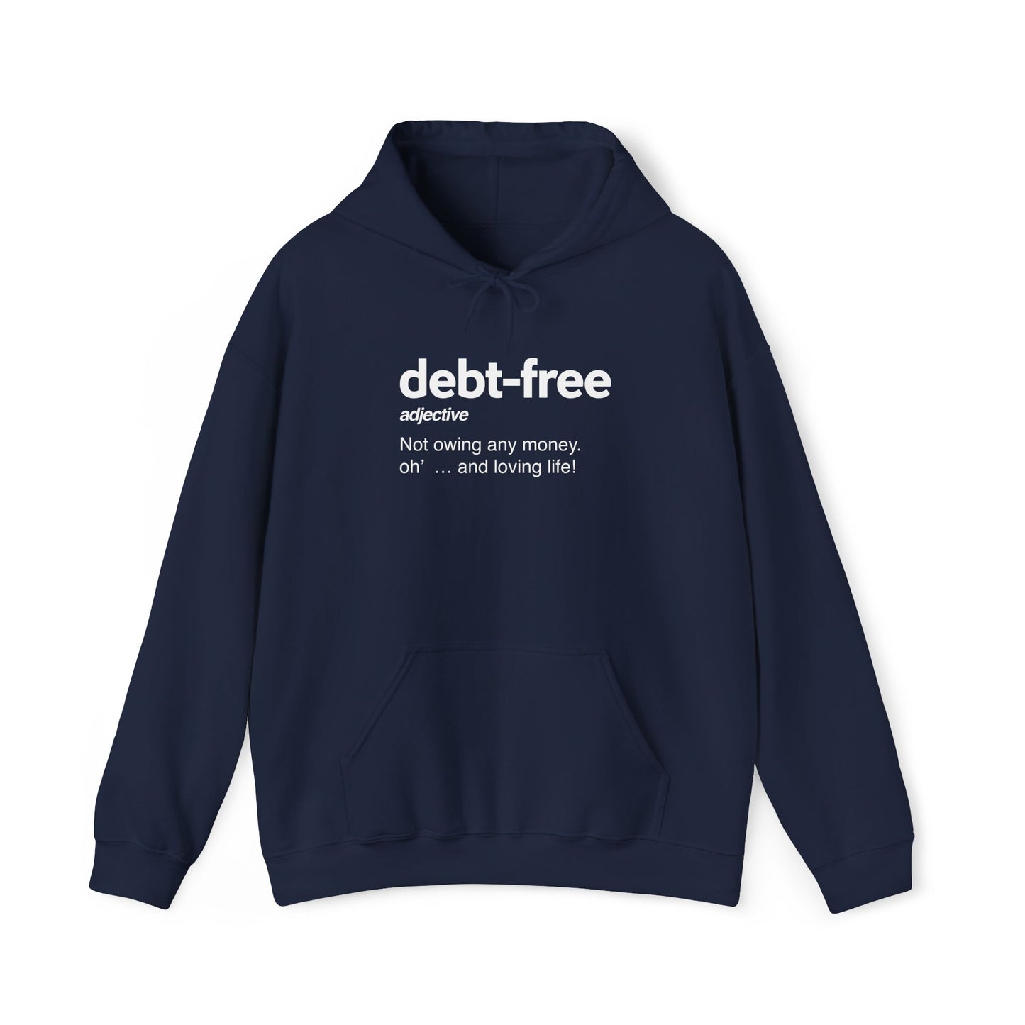 Debt Free Unisex Heavy Blend™ Hooded Sweatshirt