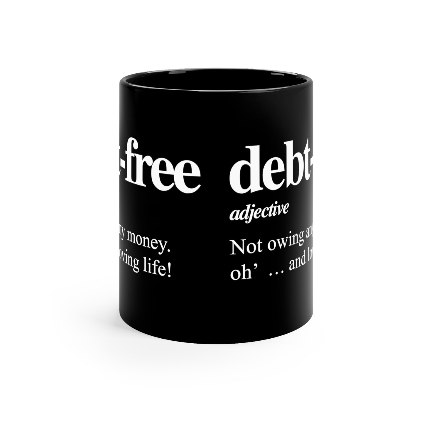 Black Coffee Mug, 11oz