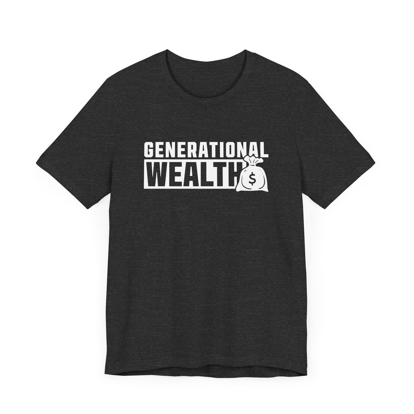 Generational Wealth Unisex Jersey Short Sleeve Tee (Express Delivery)