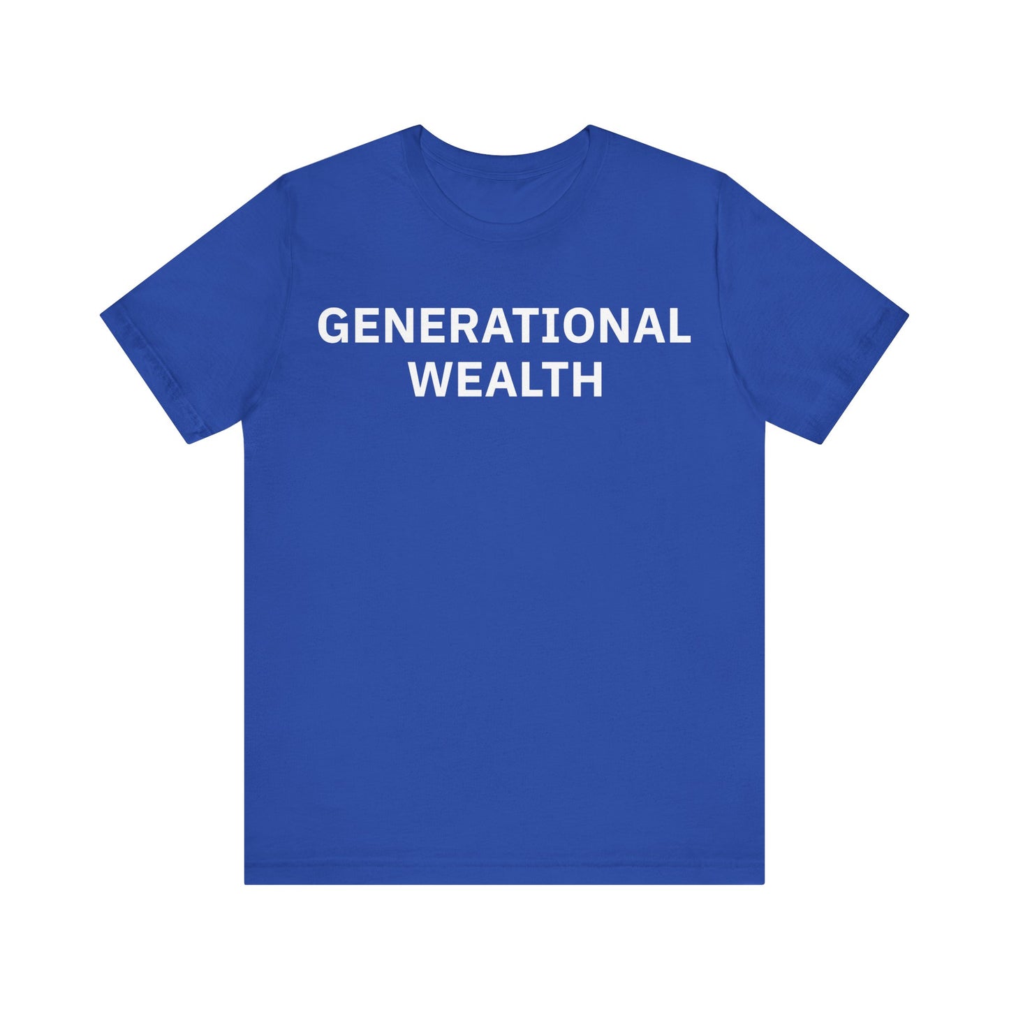 Generational Wealth Unisex Jersey Short Sleeve Tee (Express Delivery)