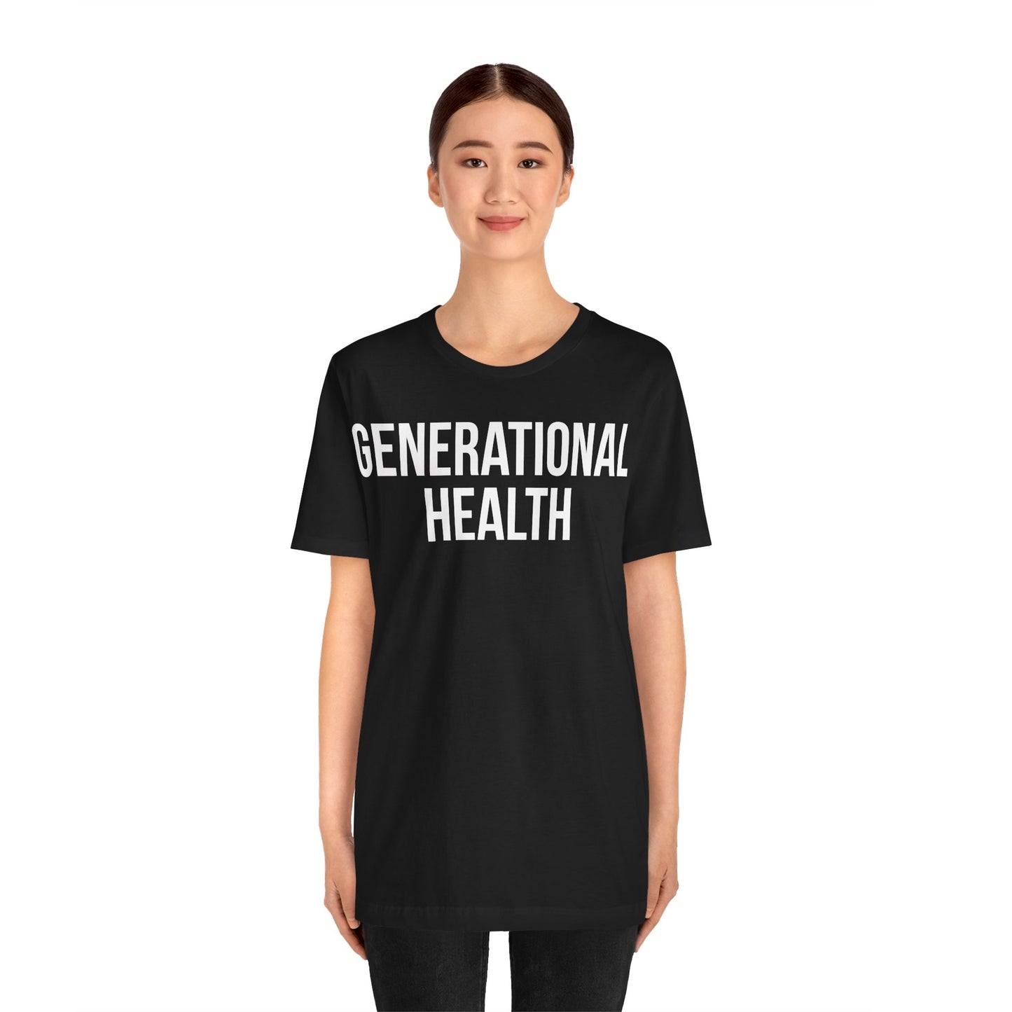 Generational Health Unisex Jersey Short Sleeve Tee (Express Delivery)