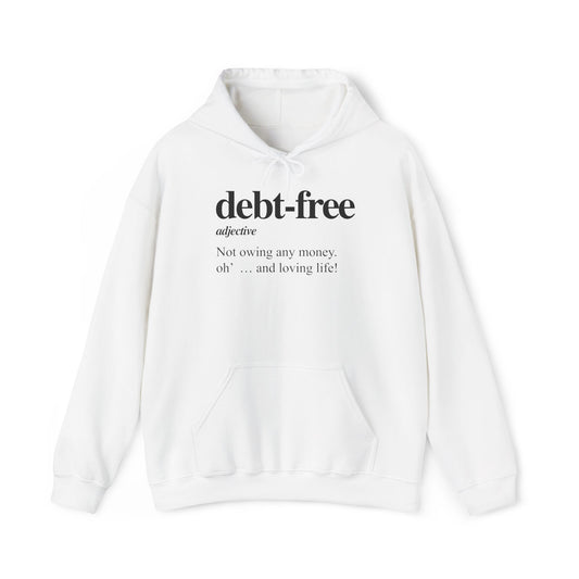 Debt Free Unisex Heavy Blend™ Hooded Sweatshirt