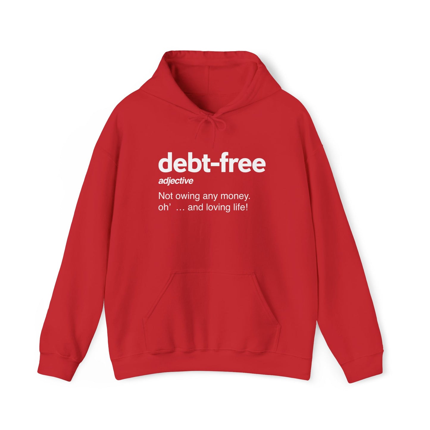 Debt Free Unisex Heavy Blend™ Hooded Sweatshirt