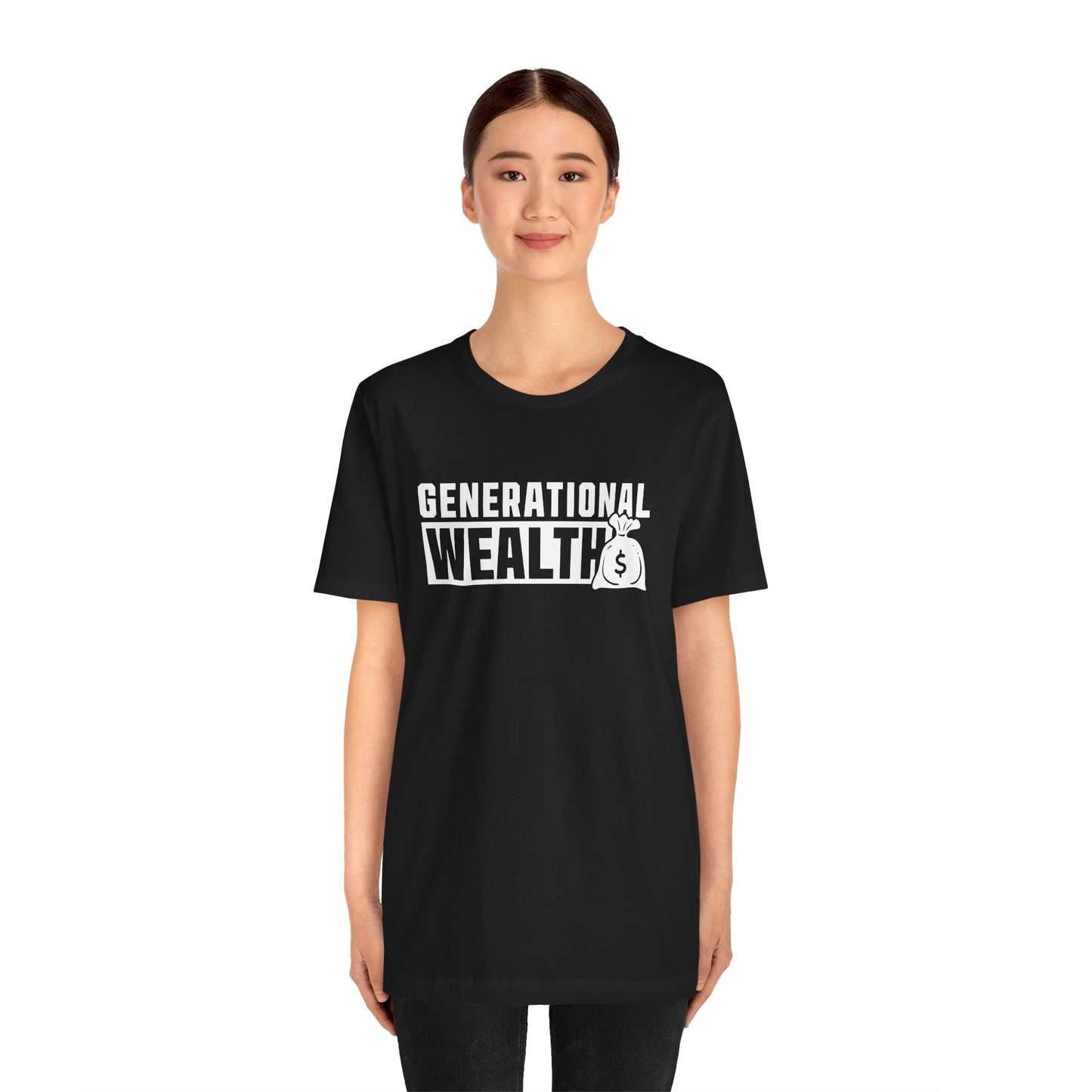 Generational Wealth Unisex Jersey Short Sleeve Tee (Express Delivery)