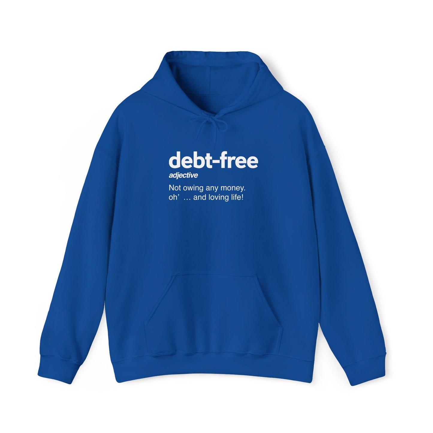 Debt Free Unisex Heavy Blend™ Hooded Sweatshirt